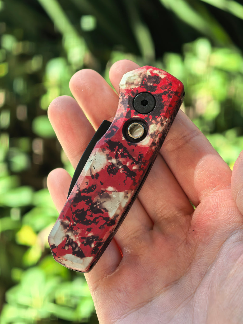 Pro-Tech Runt 5 Crimson Tiger Automatic Knife Blade Show Atlanta 2026 Exclusive (1.9" DLC Black)
