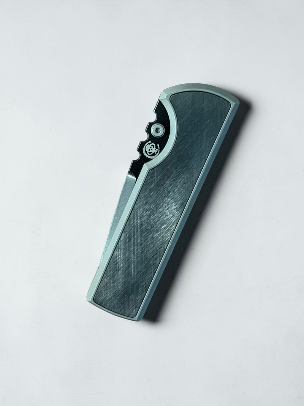 Chaves Knives Redencion NTAK Magnetic Heavy SW Ti Manual Flipper California Custom Knife Show Fall 2026 (3.6" Bright DLC)