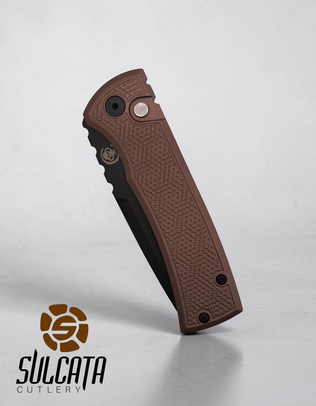 Pro-tech Chaves Redencion FDE Stippled Automatic Knife Blade Show Texas 2026 (3.38" DLC Black)