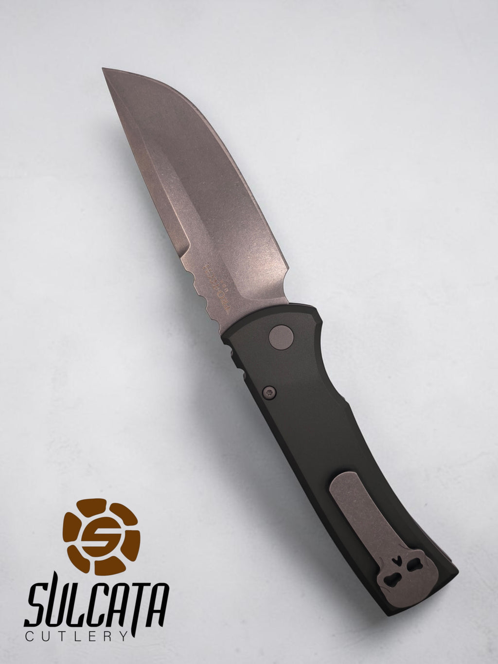 Pro-tech Chaves Redencion OD Green Automatic Knife Blade Show Texas 2026 (3.38" Stonewash)