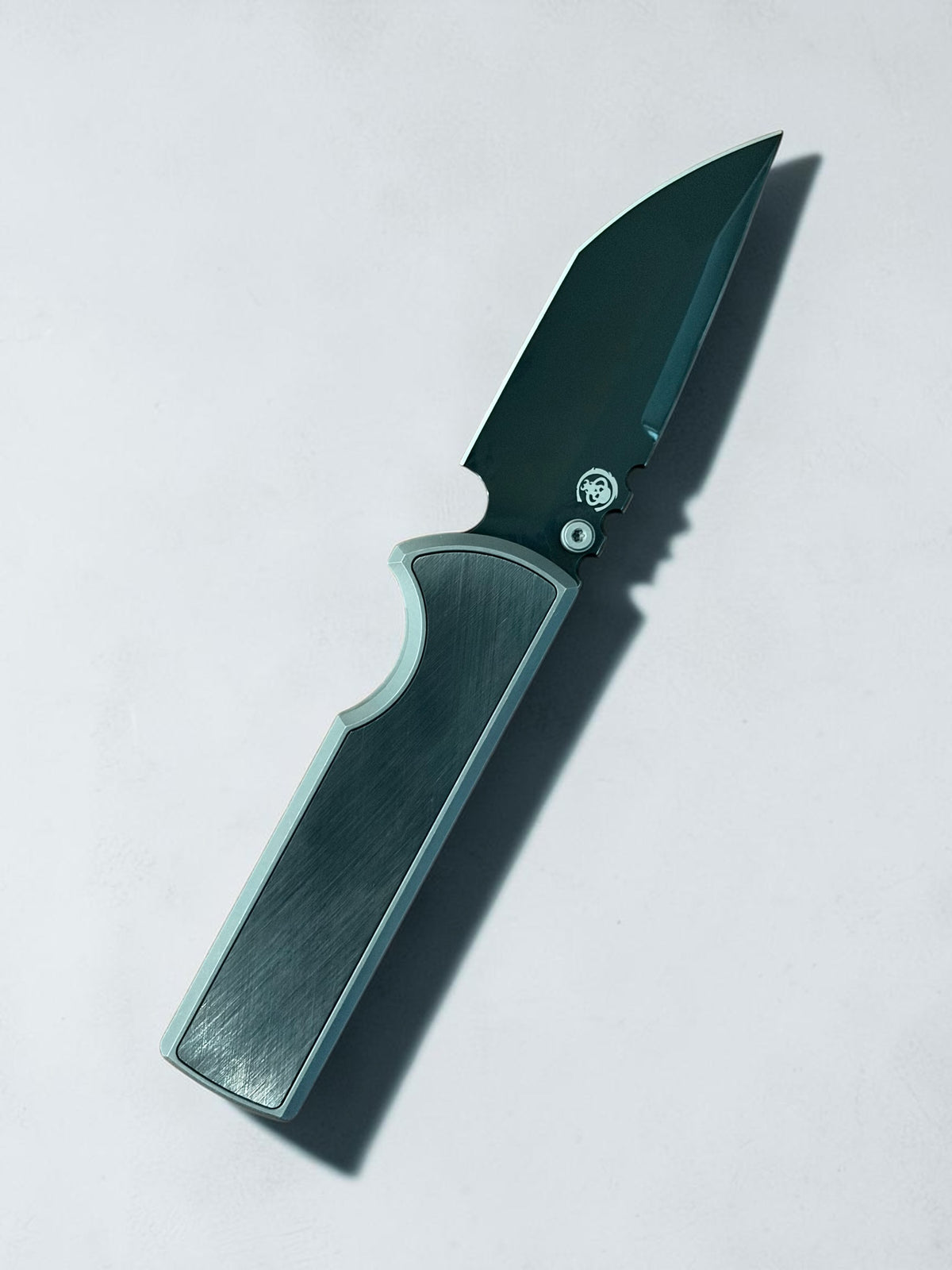 Chaves Knives Redencion NTAK Magnetic Heavy SW Ti Manual Flipper California Custom Knife Show Fall 2026 (3.6" Bright DLC)