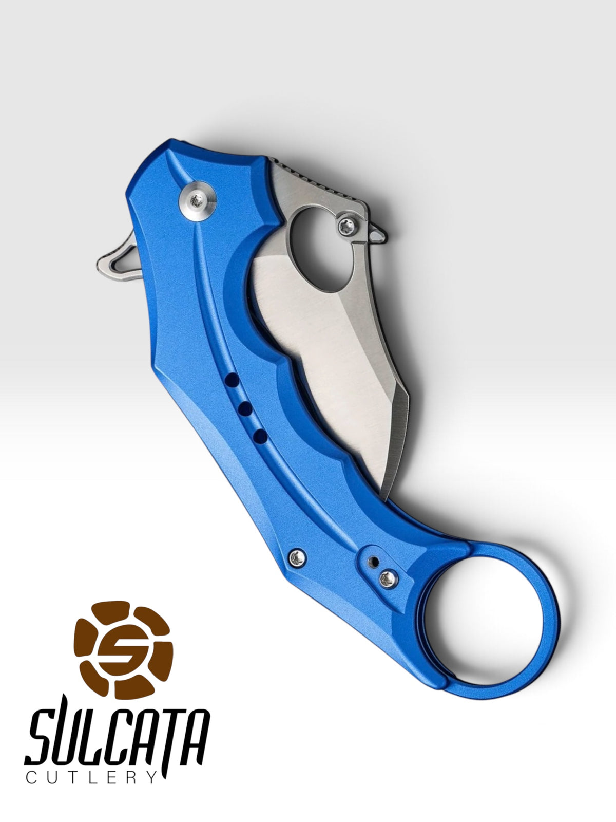 Civivi Incisor II Blue Manual Karambit (2.02" Satin)