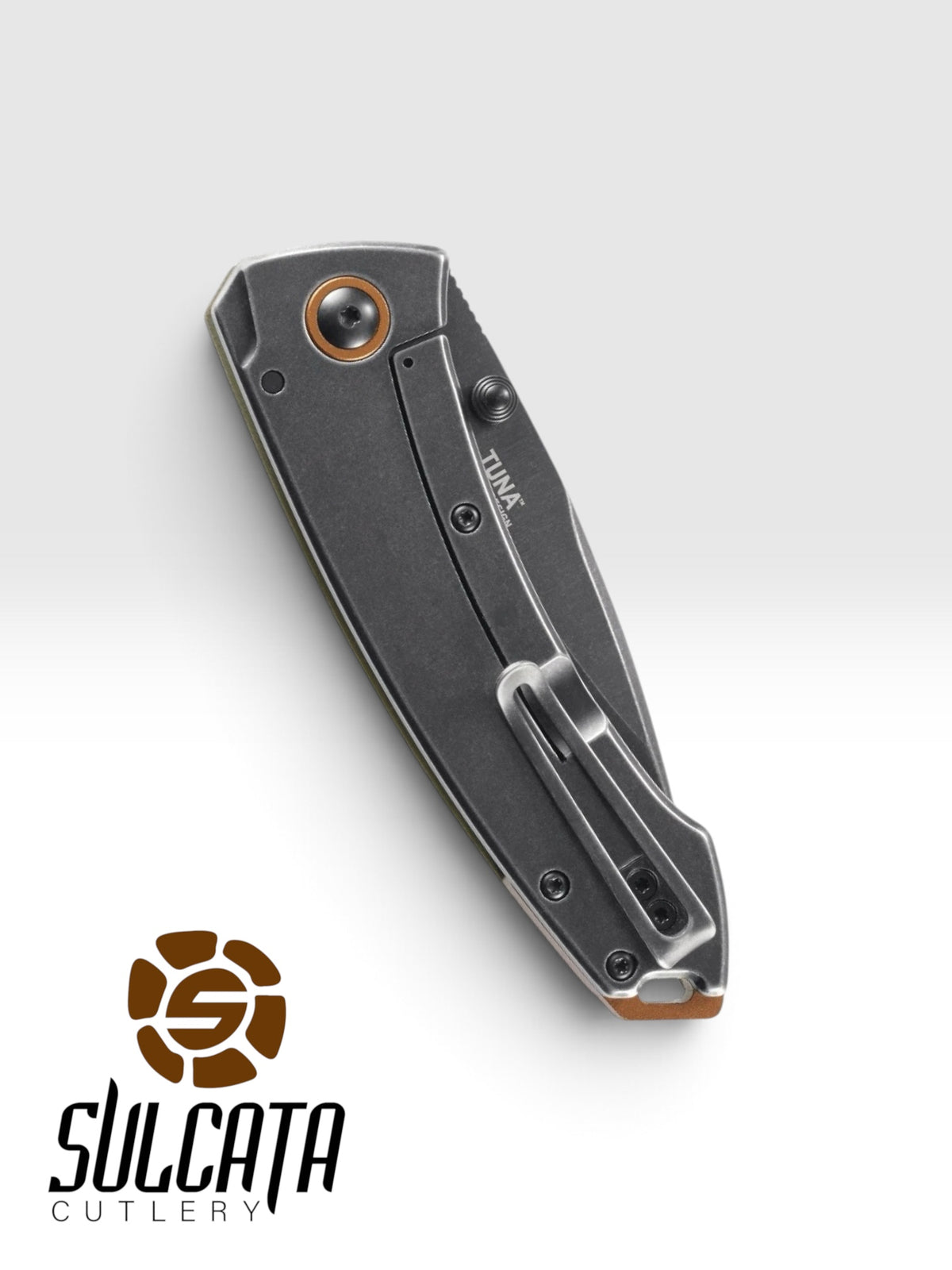 CRKT Tuna OD Green G10 Manual Flipper (3.25" Black)