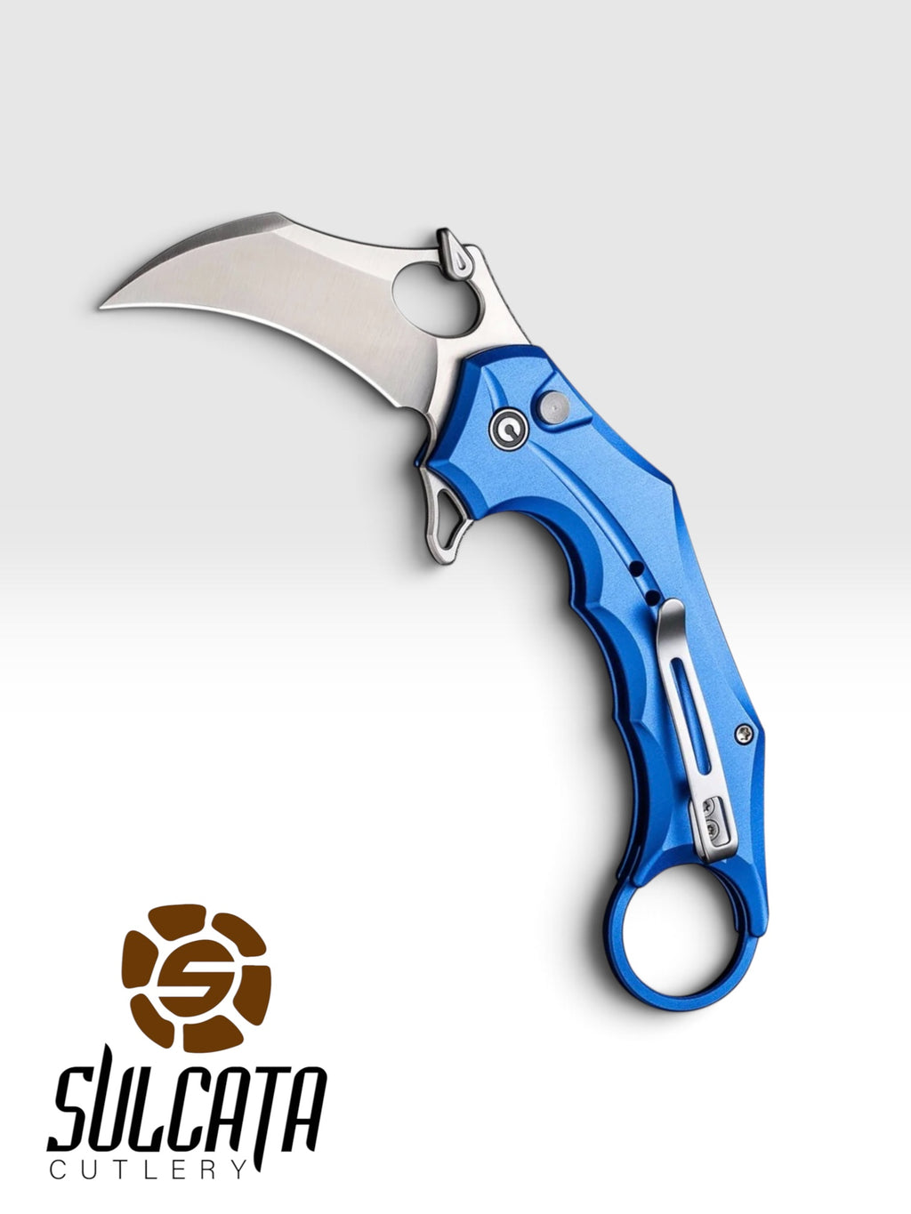 Civivi Incisor II Blue Manual Karambit (2.02" Satin)