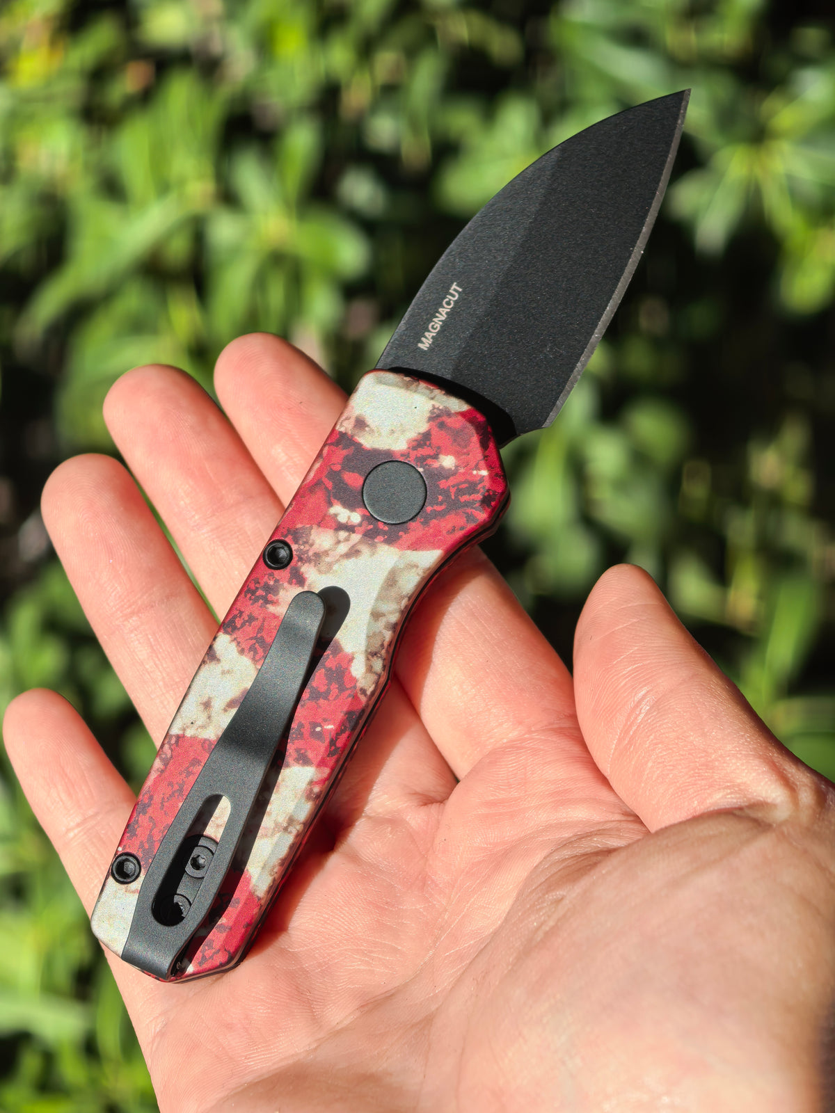 Pro-Tech Runt 5 Crimson Tiger Automatic Knife Blade Show Atlanta 2026 Exclusive (1.9" DLC Black)