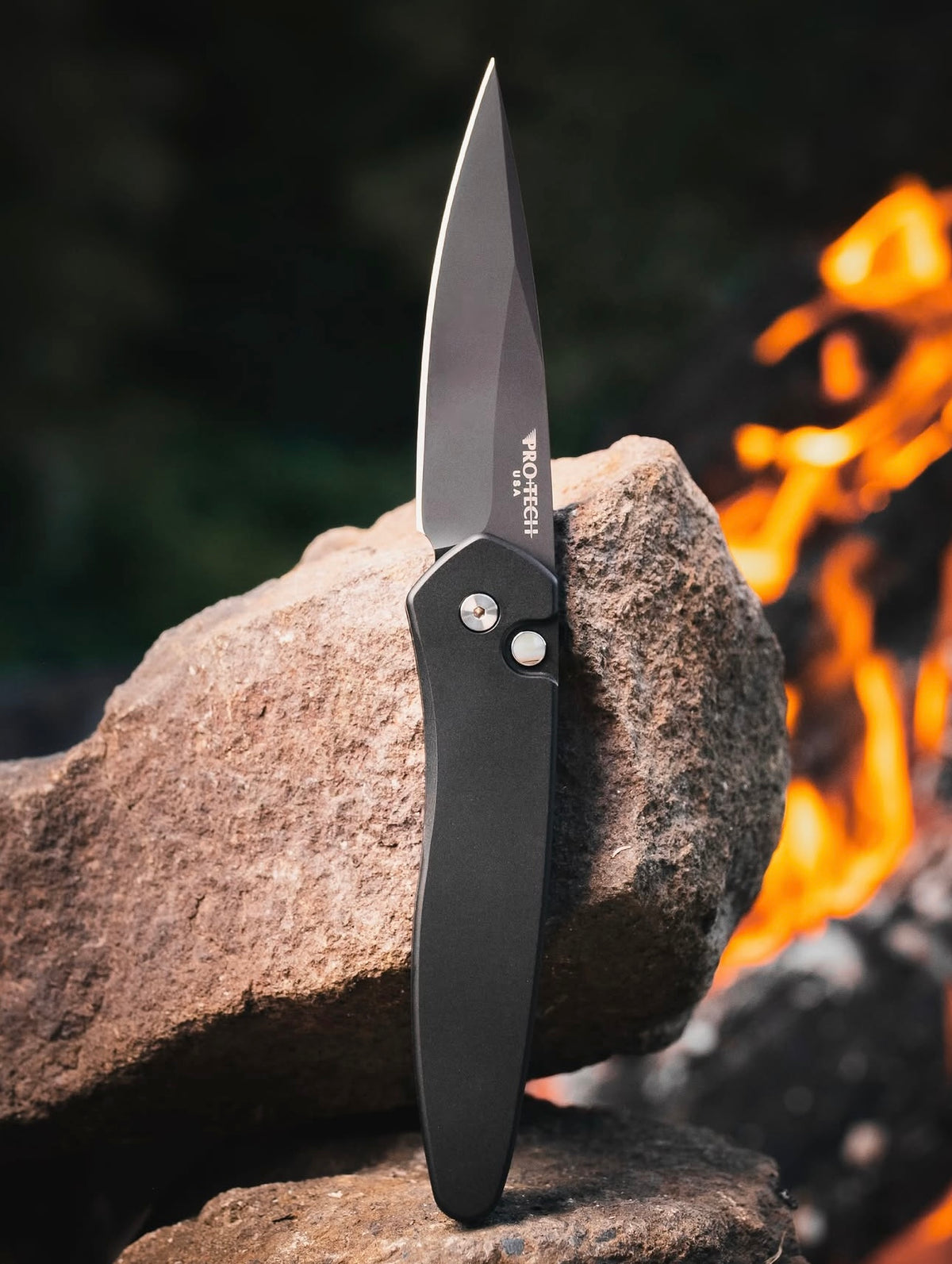 Pro-Tech Newport Automatic Blade Show West 2026 (3" DLC Black)