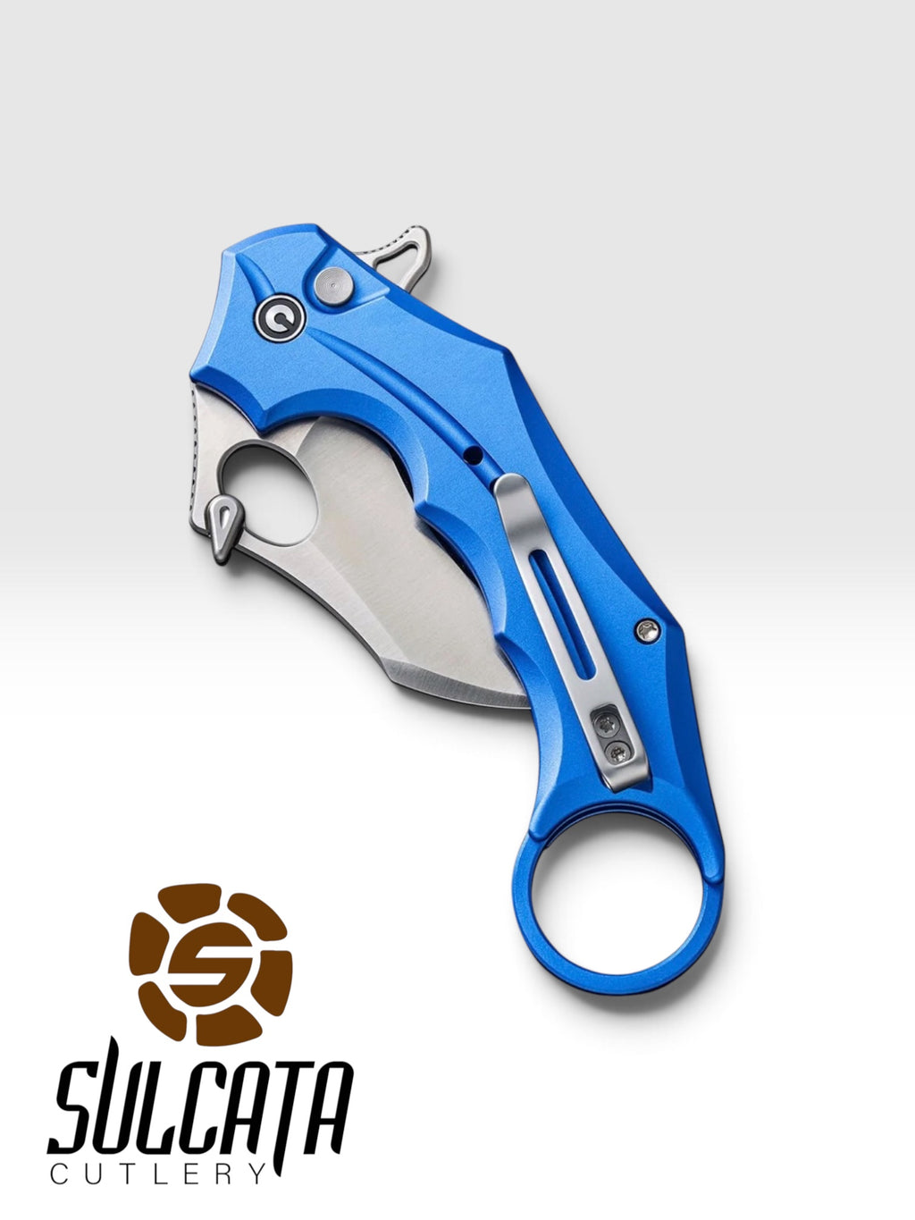 Civivi Incisor II Blue Manual Karambit (2.02" Satin)