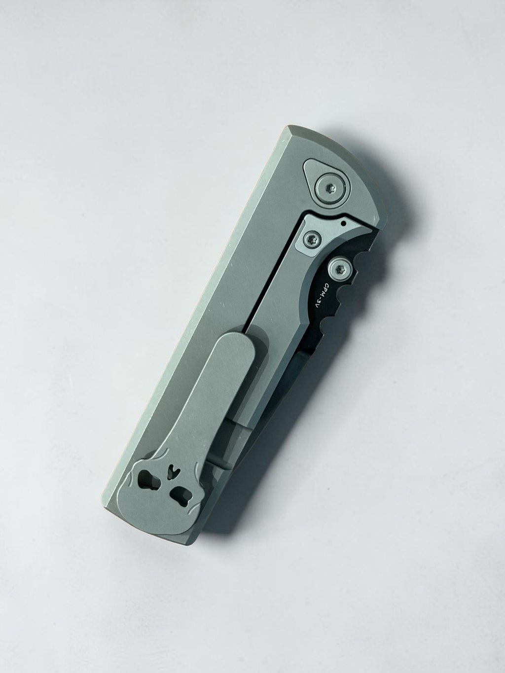 Chaves Knives Redencion NTAK Magnetic Heavy SW Ti Manual Flipper California Custom Knife Show Fall 2026 (3.6" Bright DLC)