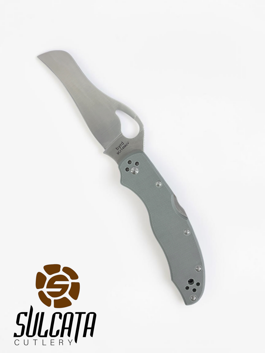 Byrd Gooney Manual Knife Gray G-10 (3.5" Satin)