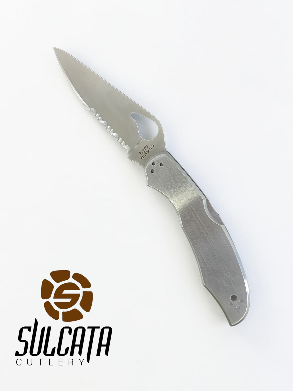 Byrd Cara Cara 2 Stainless Handle Manual Folding Knife (3.77" Satin)