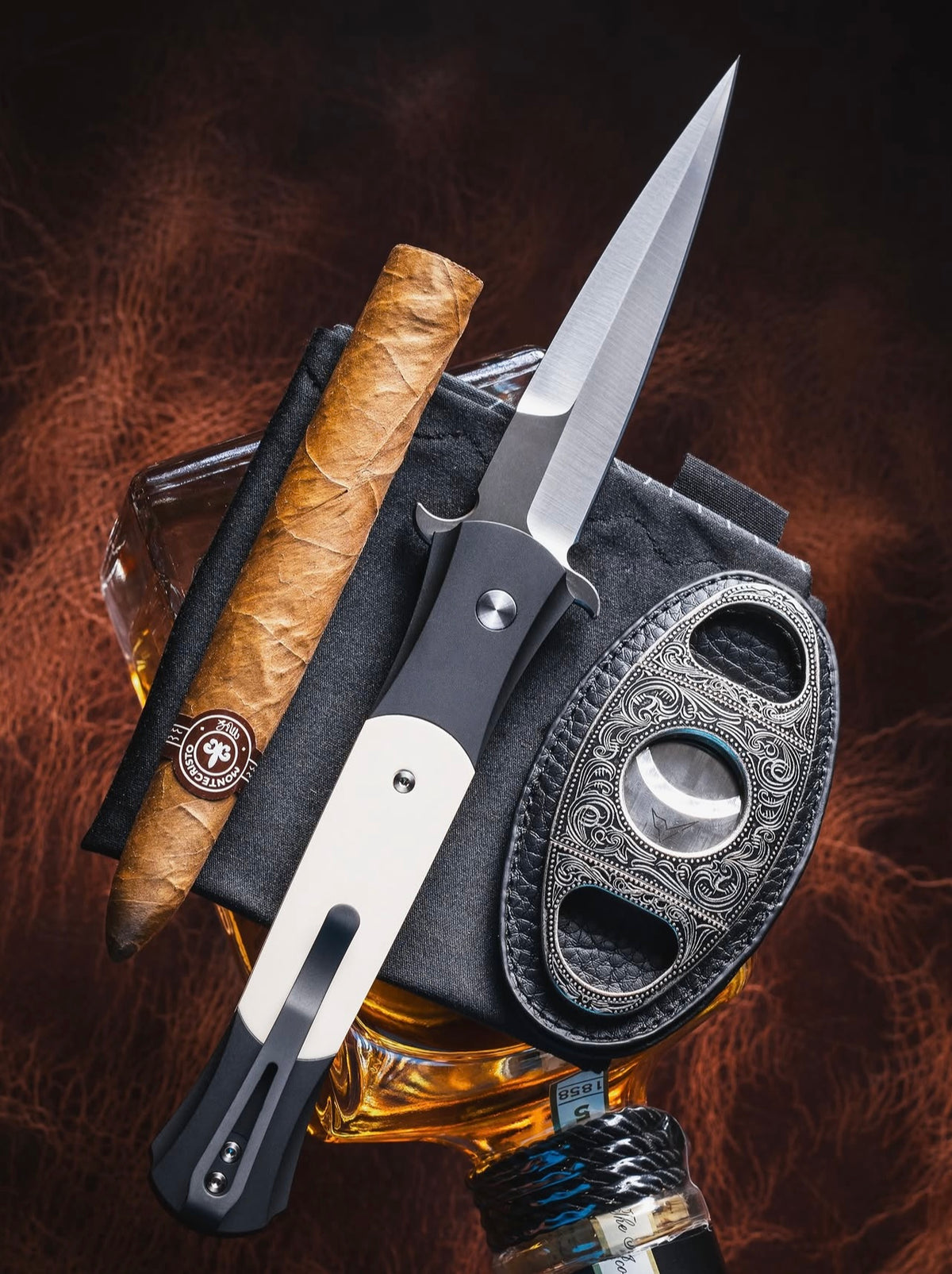Pro-Tech Tuxedo Large Don Automatic Knife Blade Show West 2026 (3.5" Satin)