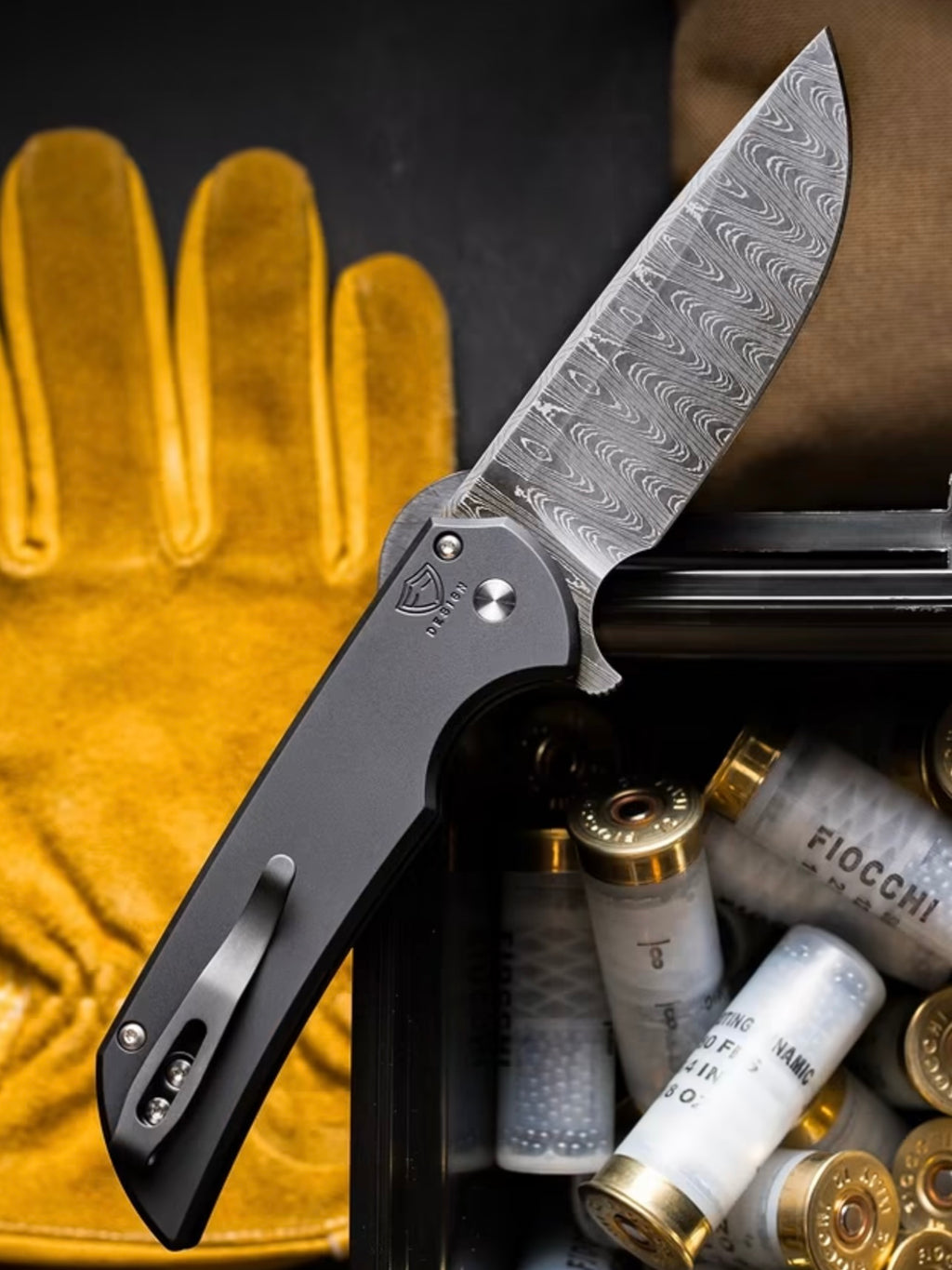 Pro-Tech Mordax USA 250th Manual Knife Blade Show West 2026 Exclusive (3.5" Vegas Forge Damascus)