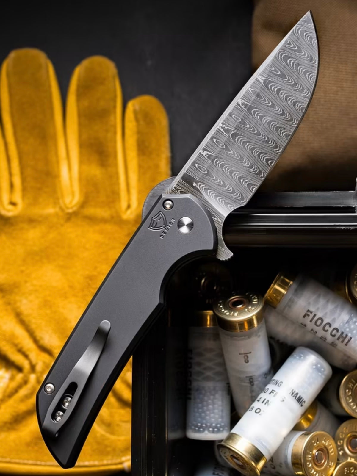 Pro-Tech Mordax USA 250th Manual Knife Blade Show West 2026 Exclusive (3.5" Vegas Forge Damascus)