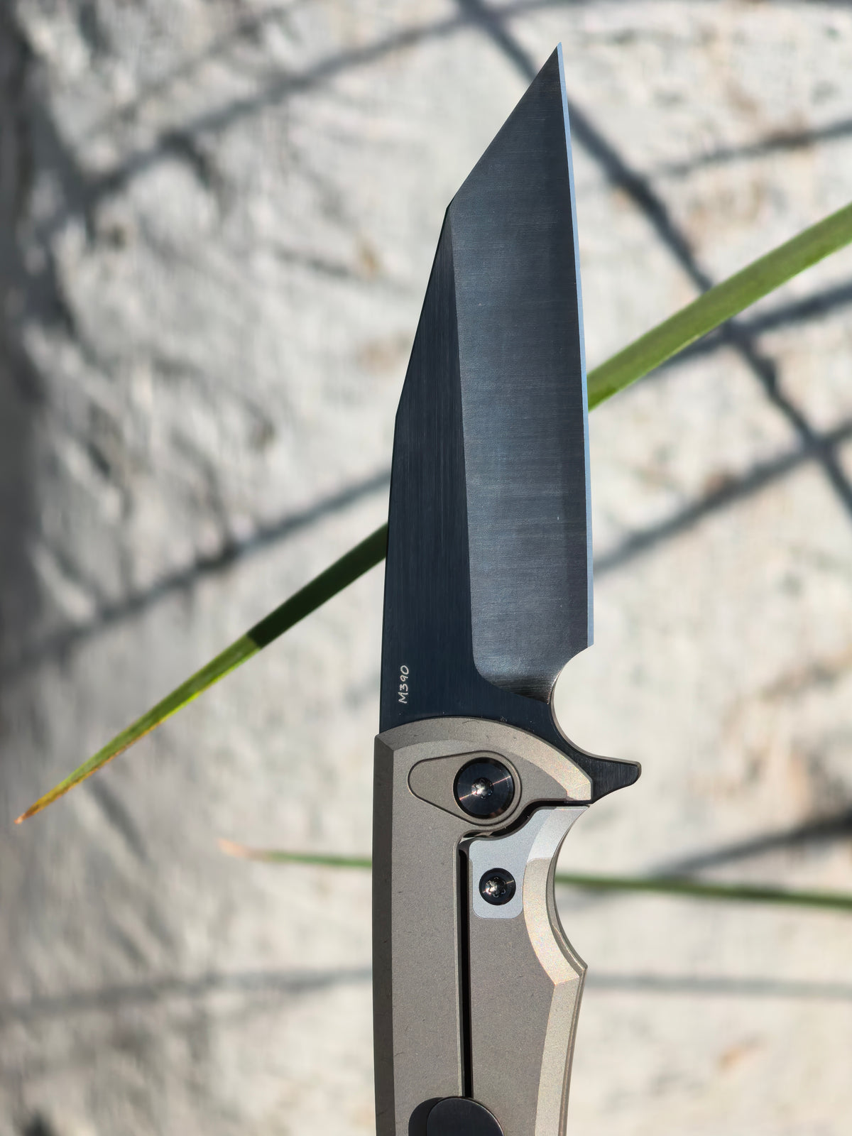 Chaves Knives Sangre Street Bronze Titanium Black Chisel Grind Manual Flipper CCKS 2026 (3.5" Black Satin)