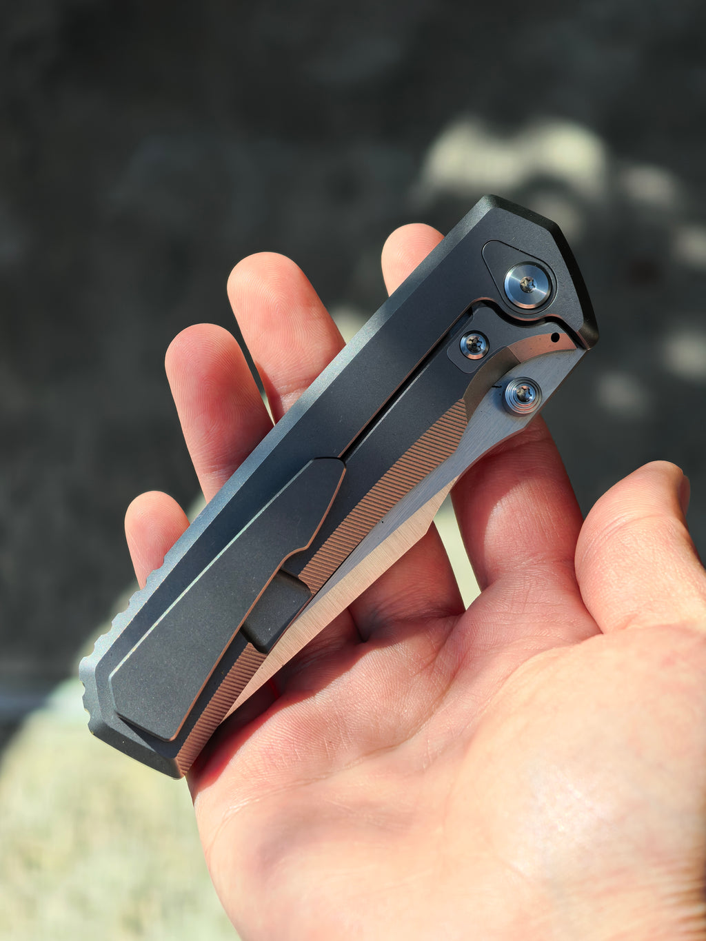 Chaves Knives Sam Tran Arison Street Integral Manual Knife (3.25" Belt Satin)