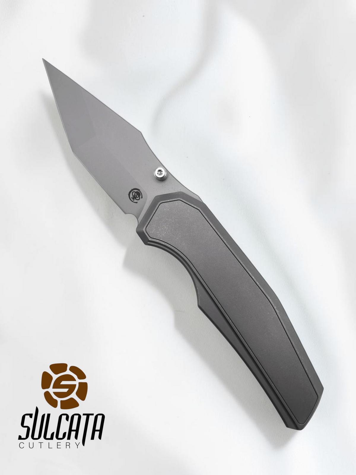 Chaves Knives Jake McCoy Omega Magnetic Integral  Manual Flipper (3.5" Stonewash)
