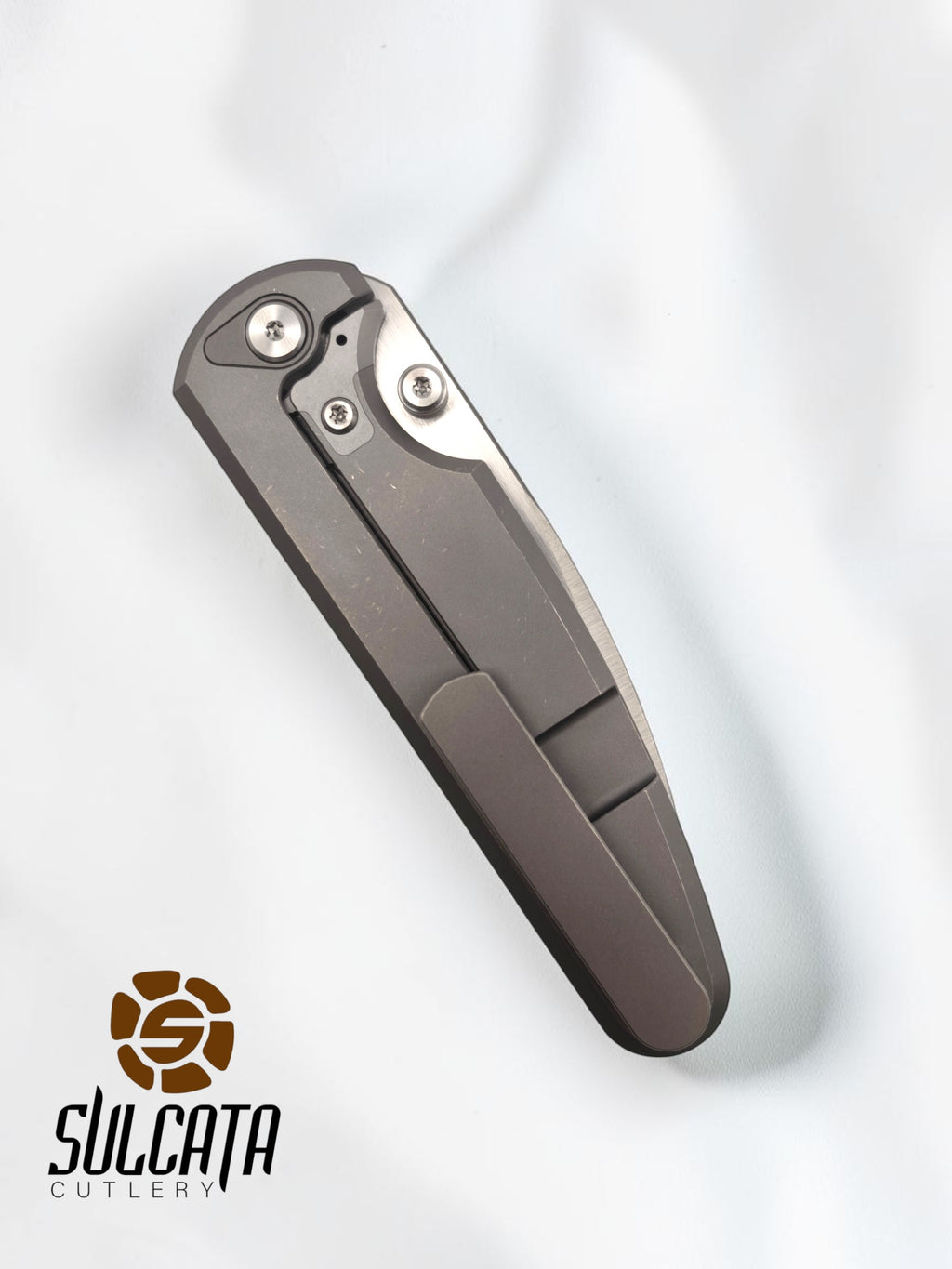Chaves Knives Brad Blount Phase 229 Integral Manual Flipper (3.6" Belt Satin)