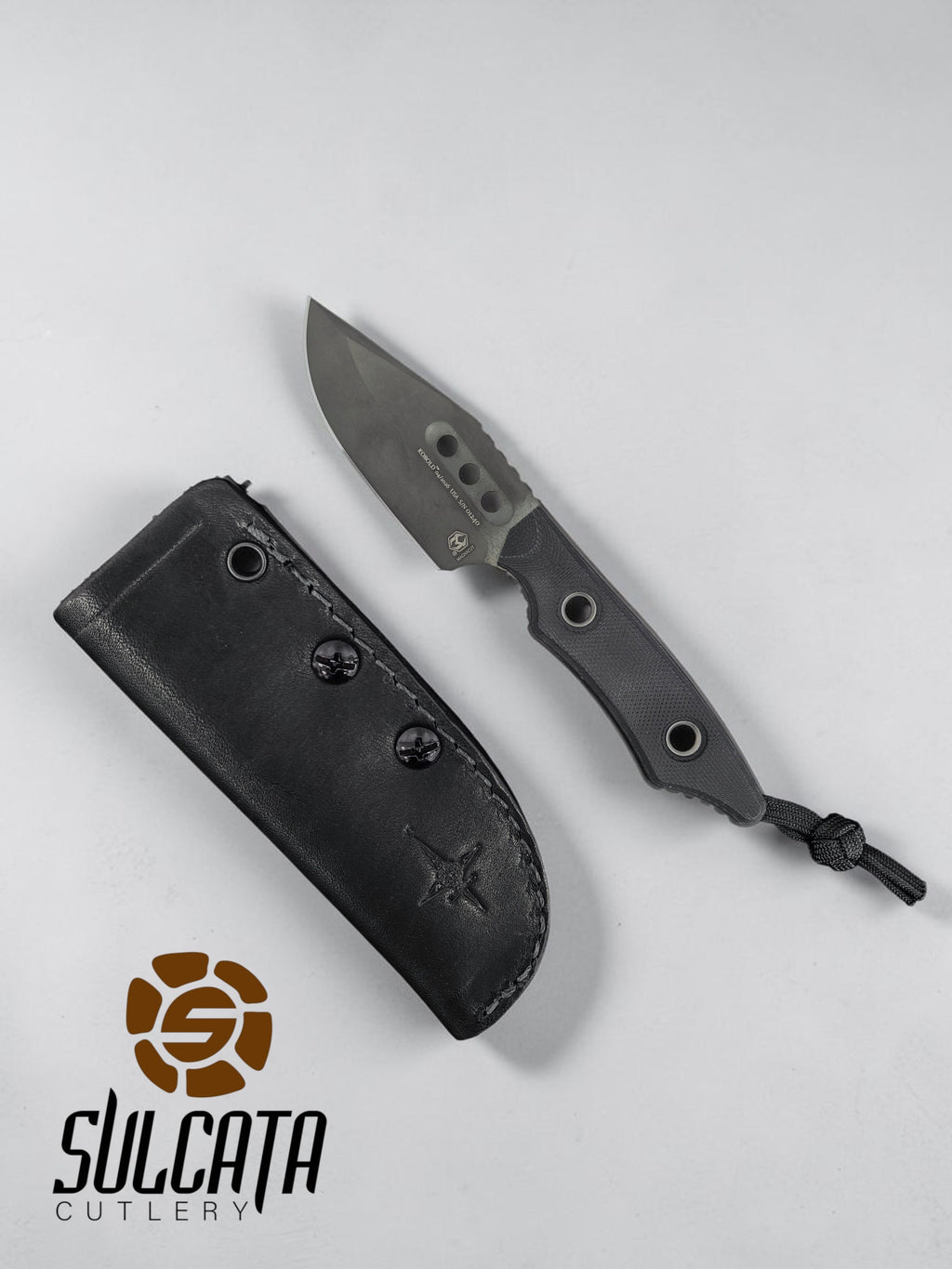 Heretic knives Kobold Black G10 Fixed Blade (2.6" Black DLC)