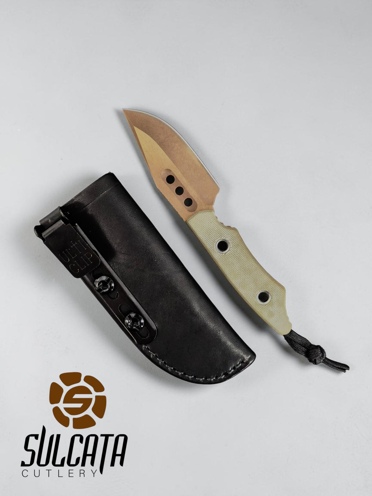 Heretic Knives Kobold OD Green G10 Fixed Blade (2.6" Bronze)