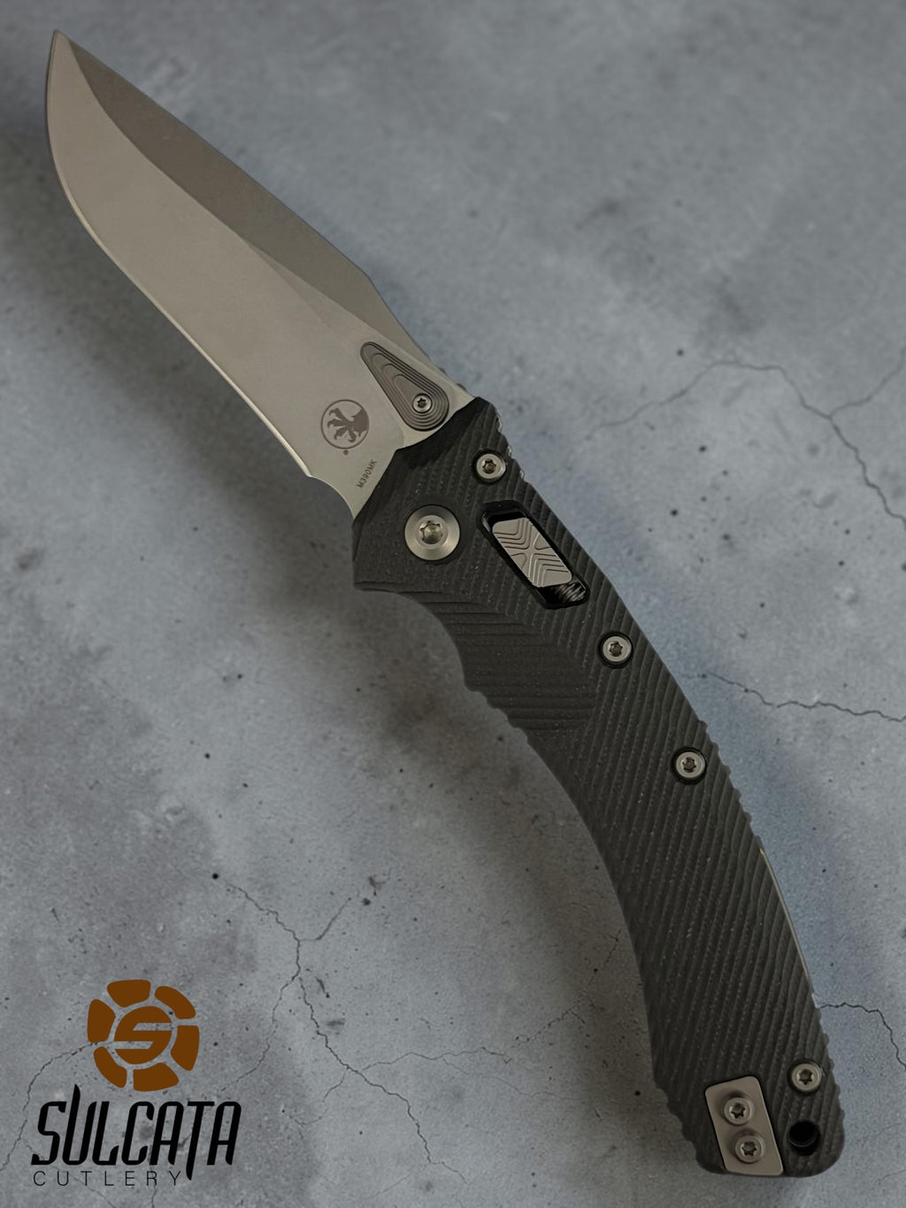 Microtech Amphibian RAM-LOK S/E Black G10 Manual Folder (3.9" SW)