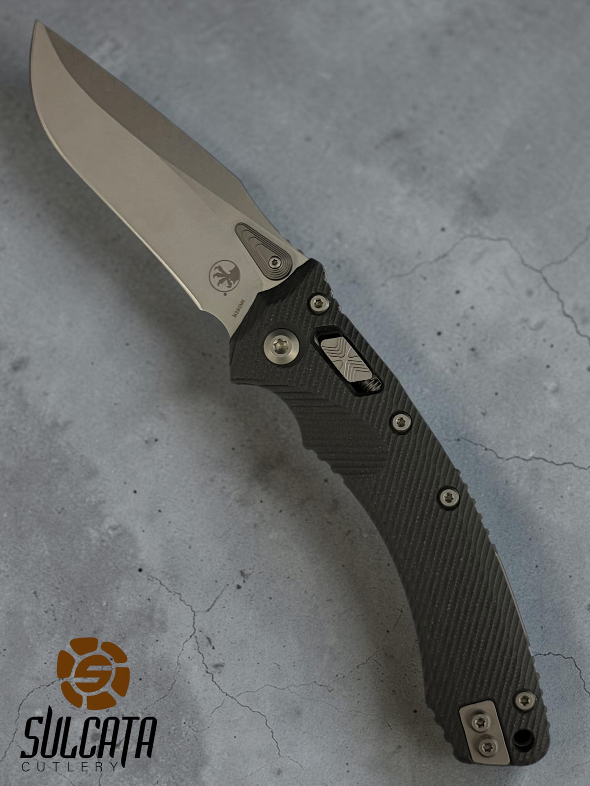 Microtech Amphibian RAM-LOK S/E Black G10 Manual Folder (3.9" SW)