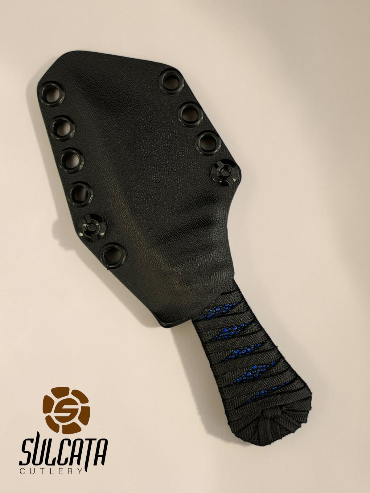 Auxiliary Manufacturing Blue Stingray Tanto Fixed Blade Knife Blade Show Atlanta 2026