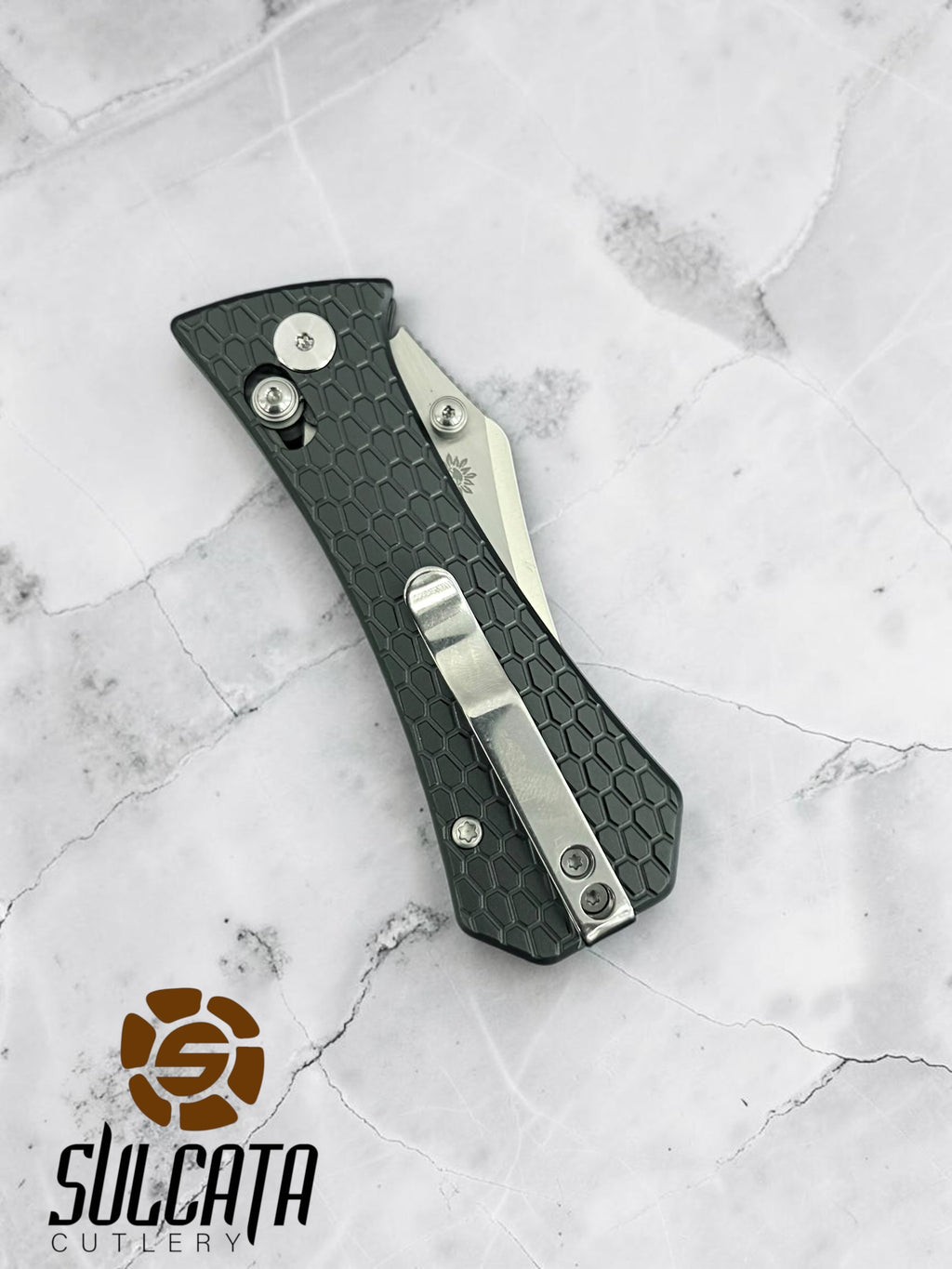 Auxiliary Manufacturing Pocket Bowie Crossbar Folder Grey Aluminum (2.7" SW)