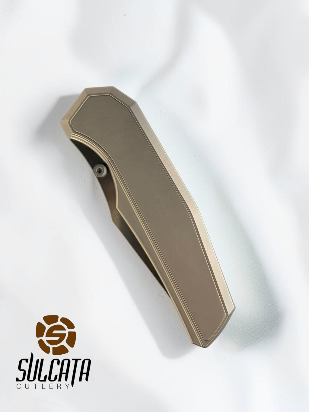 Chaves Knives Jake McCoy Omega Magnetic Intergral Manual Flipper (3.5" Bright SW/DLC)