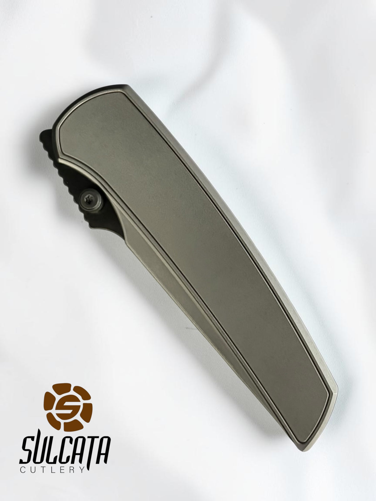 Chaves Knives Jake McCoy Disciple Street Integral Manual Knife (3.6" Bright SW/DLC Black)