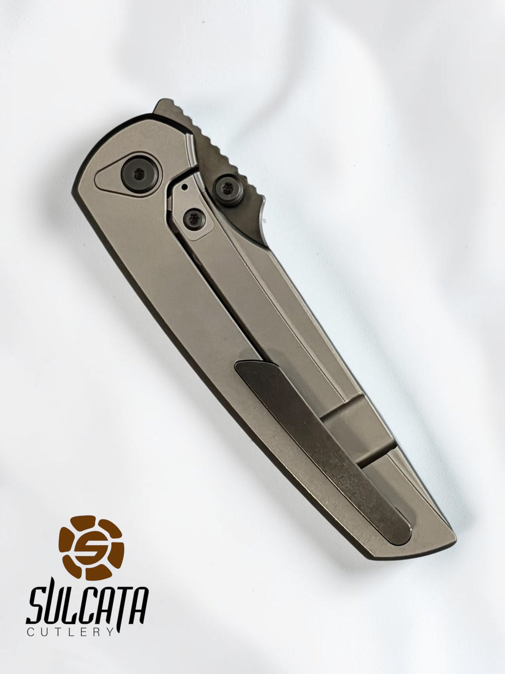 Chaves Knives Jake McCoy Disciple Street Integral Manual Knife (3.6" Bright SW/DLC Black)