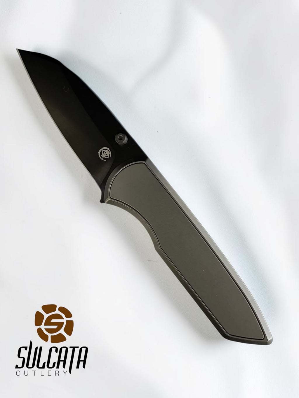 Chaves Knives Brad Blount Arrestor 229 Integral Manual Knife (3.75" Bright SW/DLC)