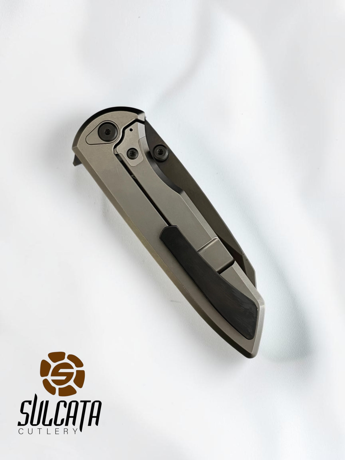 Chaves Knives Brad Blount Arrestor 229 Integral Manual Knife (3.75" Bright SW/DLC)