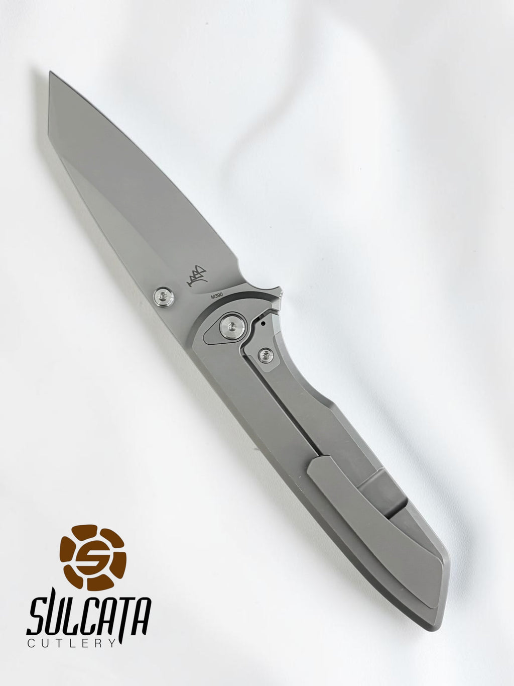 Chaves Knives Brad Blount Arrestor 229 Integral Manual Knife (3.75" Stonewash)