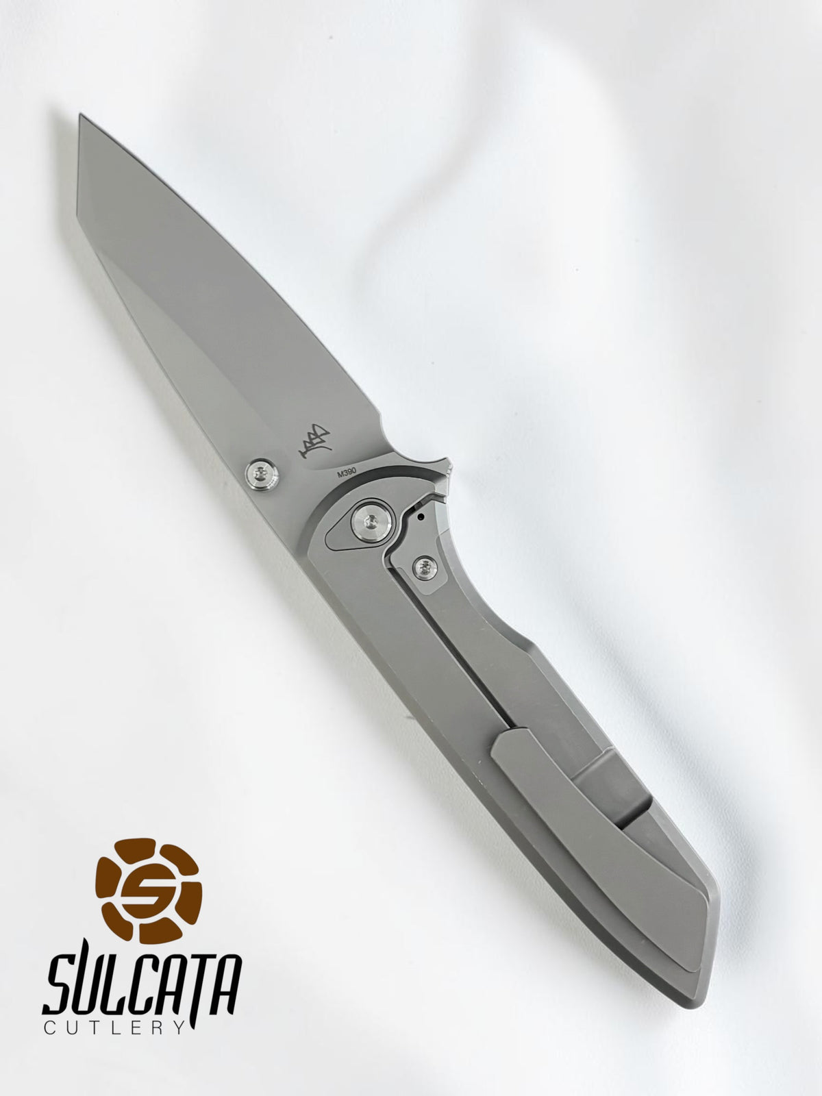Chaves Knives Brad Blount Arrestor 229 Integral Manual Knife (3.75" Stonewash)
