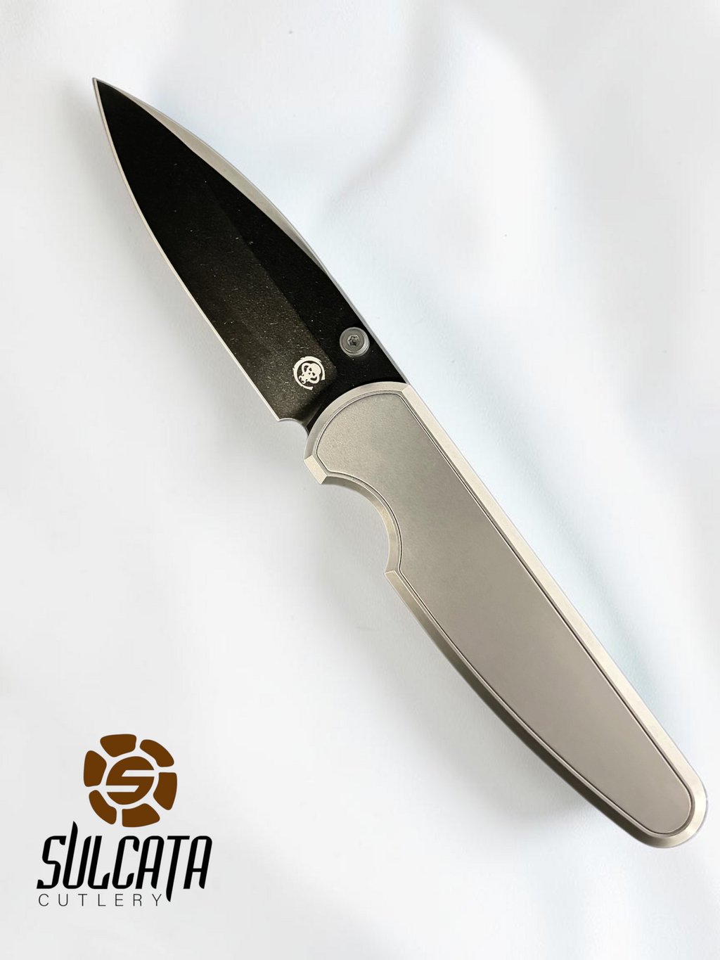 Chaves Knives Brad Blount Phase 229 Integral Manual Flipper (3.6" Bright SW/DLC)