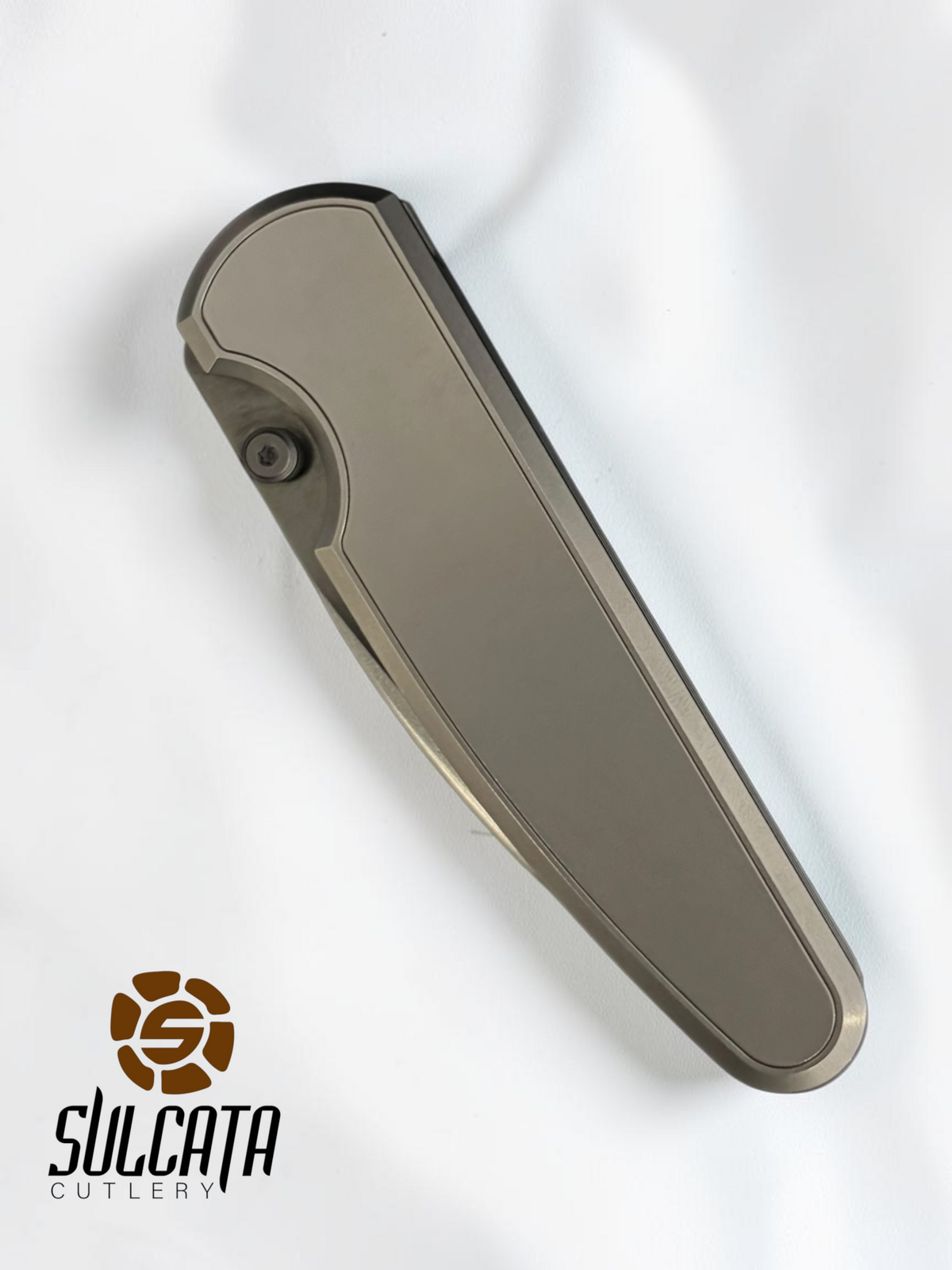 Chaves Knives Brad Blount Phase 229 Integral Manual Flipper (3.6" Bright SW/DLC)