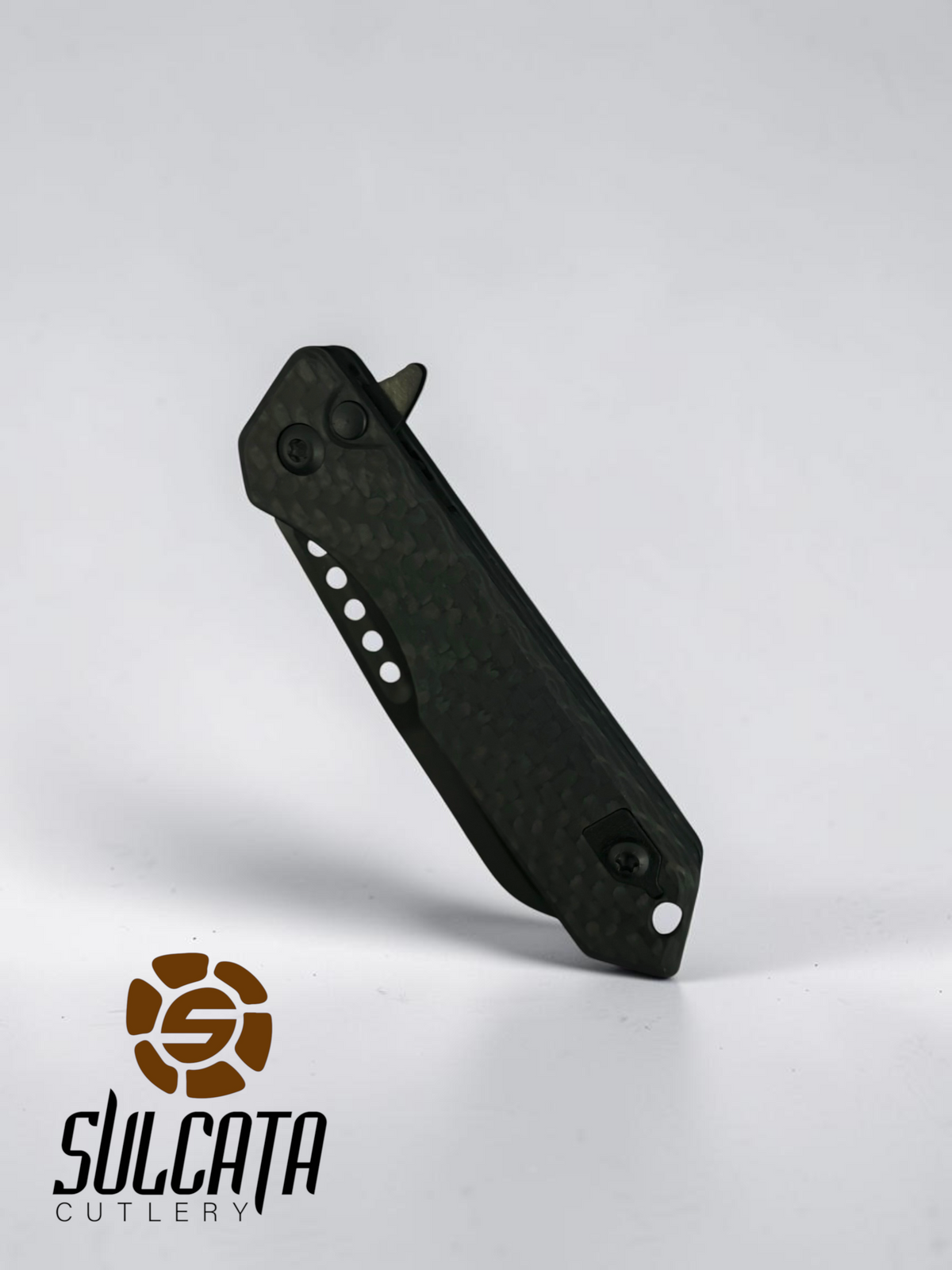 Heretic Knives Jinn Carbon Fiber Manual Flipper Blade Show Atlanta 2026 (3" DLC Black)