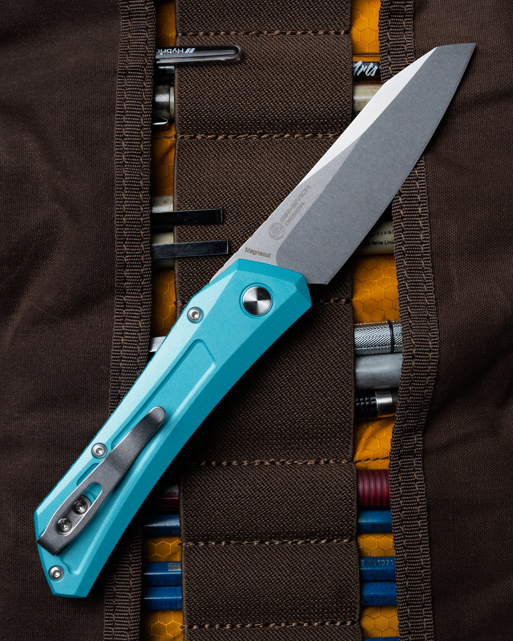 Pro-Tech Oligarch Sheepsfoot Automatic Knife Tiffany Blue (3.25" SW) Blade Show Atlanta 2025 Exclusive