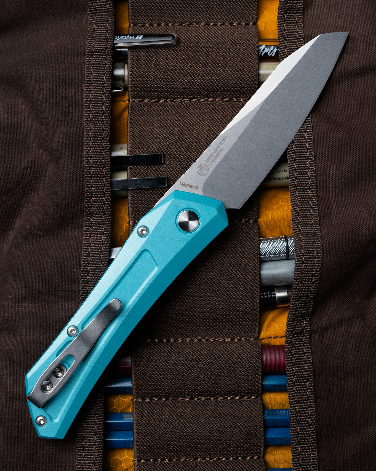 Pro-Tech Oligarch Sheepsfoot Automatic Knife Tiffany Blue (3.25" SW) Blade Show Atlanta 2025 Exclusive