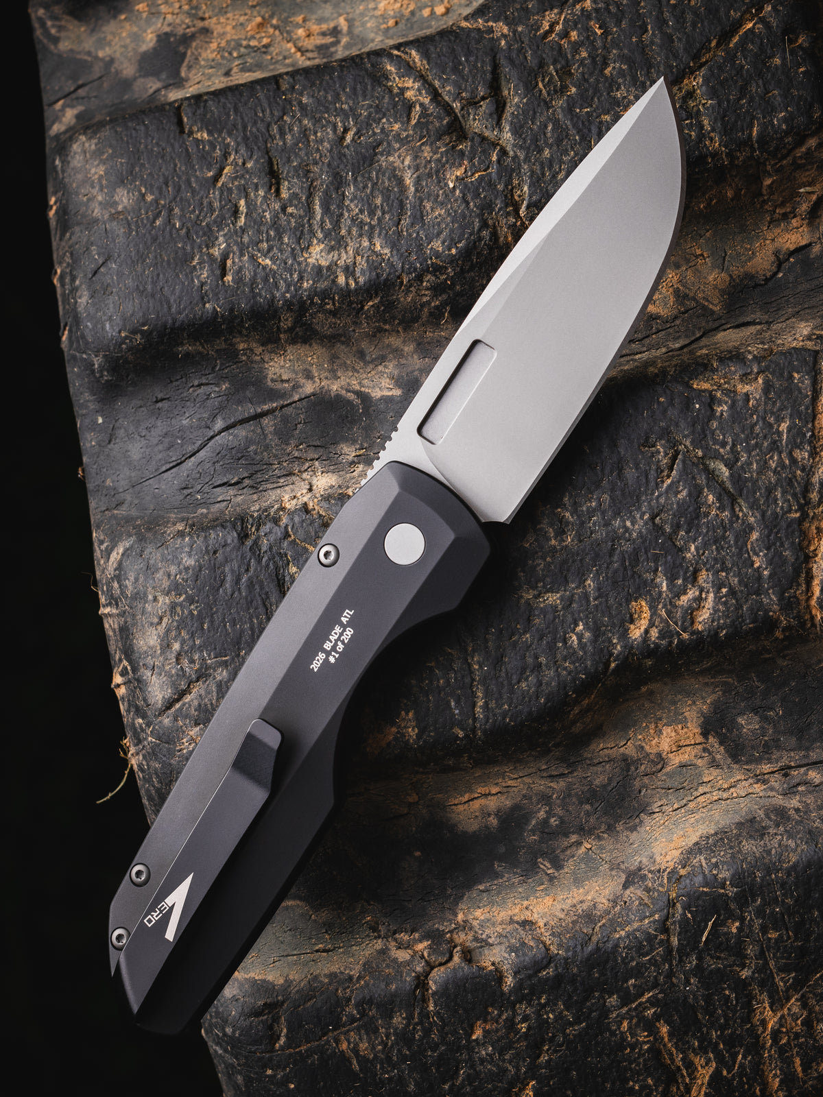 Pro-Tech Vero Synapse 2.0 Black Automatic Knife Blade Show Atlanta 2026 Exclusive  (3.5" Blasted)