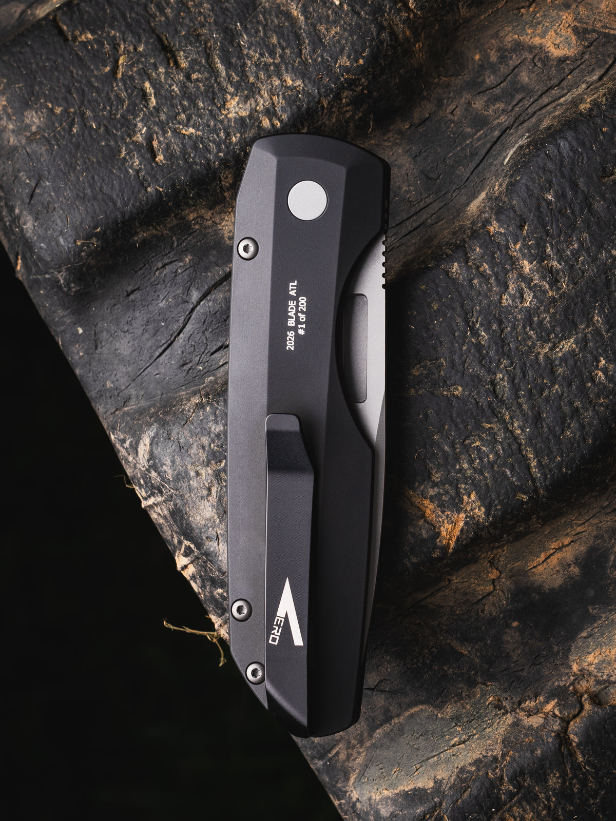 Pro-Tech Vero Synapse 2.0 Black Automatic Knife Blade Show Atlanta 2026 Exclusive  (3.5" Blasted)