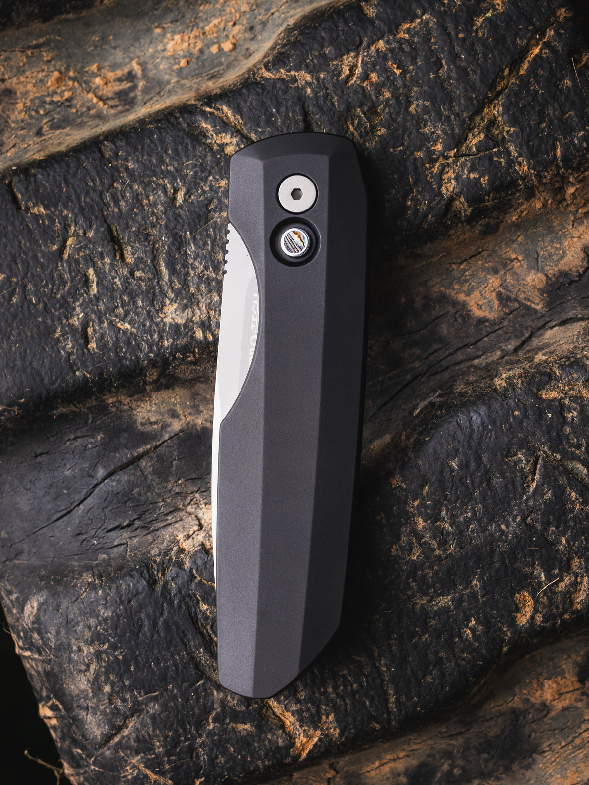 Pro-Tech Vero Synapse 2.0 Black Automatic Knife Blade Show Atlanta 2026 Exclusive  (3.5" Blasted)