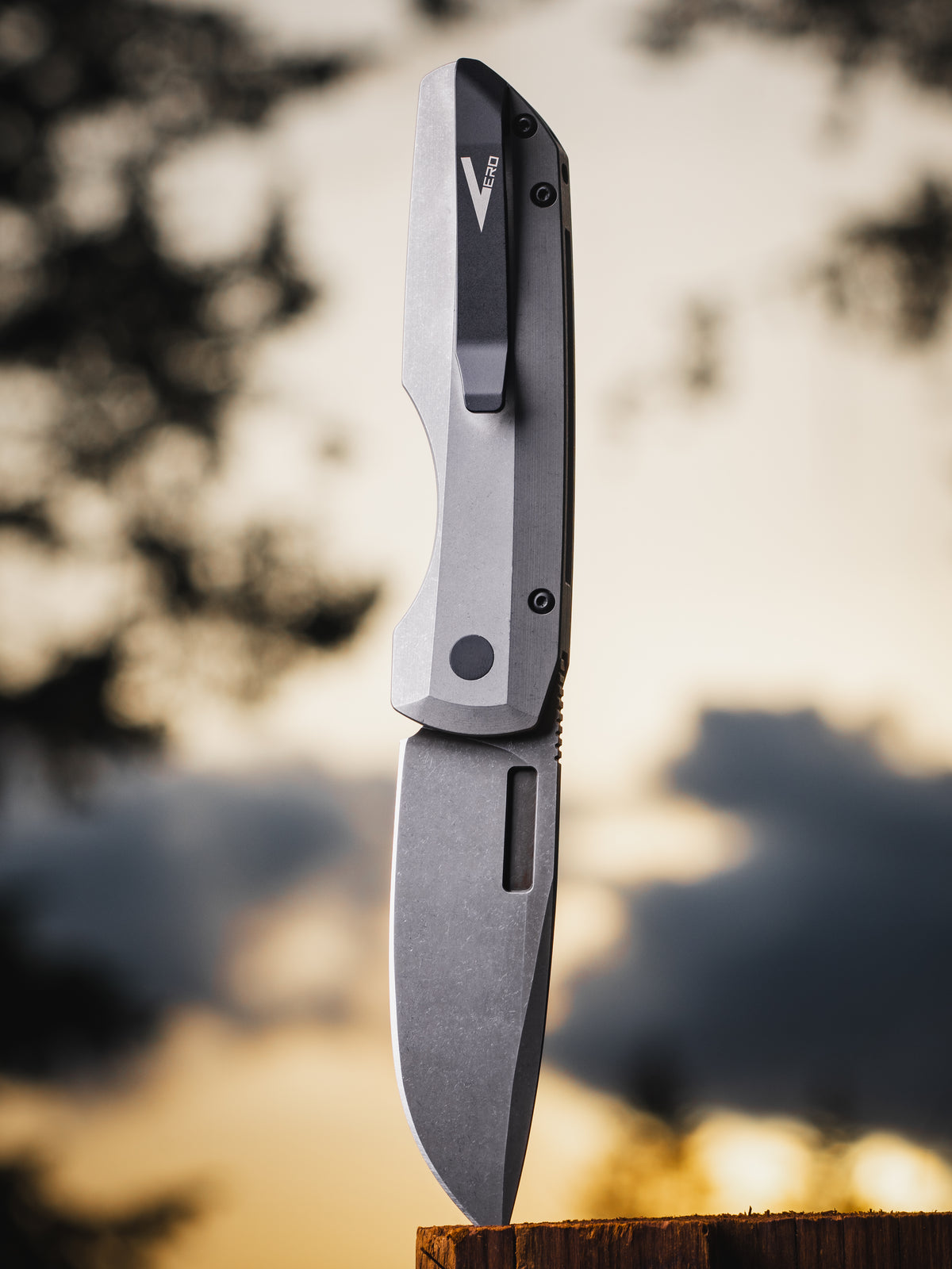 Pro-Tech Vero Synapse 2.0 Custom 003 Steel Handle Automatic Knife Blade Show Atlanta 2026 Exclusive  (3.5" Acid Wash)