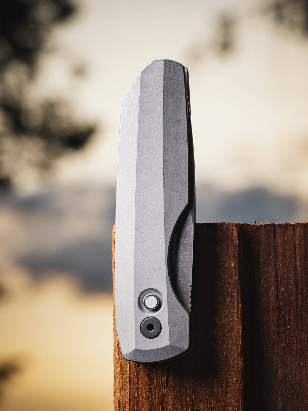 Pro-Tech Vero Synapse 2.0 Custom 003 Steel Handle Automatic Knife Blade Show Atlanta 2026 Exclusive  (3.5" Acid Wash)