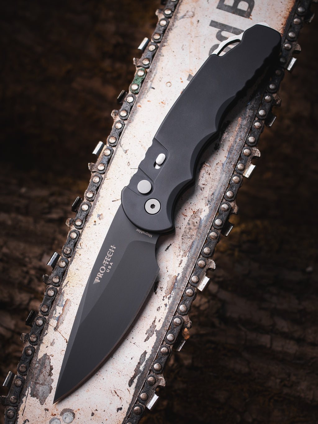 Pro-Tech Tactical Response 4 Black Secondary Safety Automatic (4" DLC Black)
