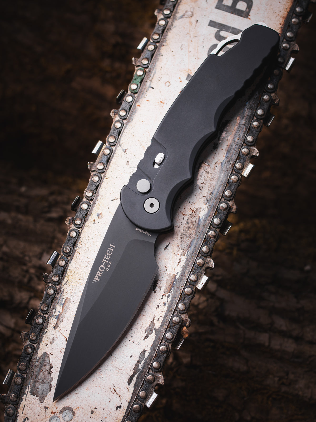 Pro-Tech Tactical Response 4 Black Secondary Safety Automatic (4" DLC Black)