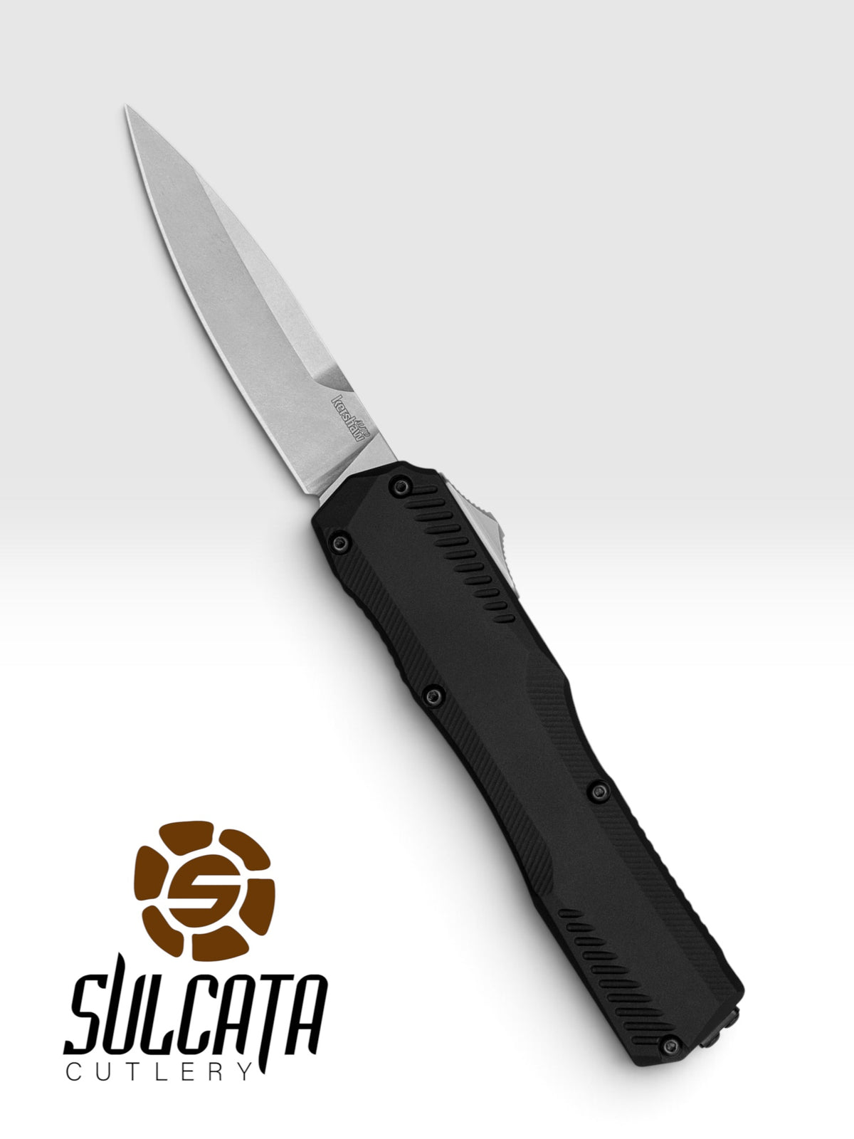 Kershaw Livewire 9000 D/A OTF Knife Black (3.4" Stonewash)