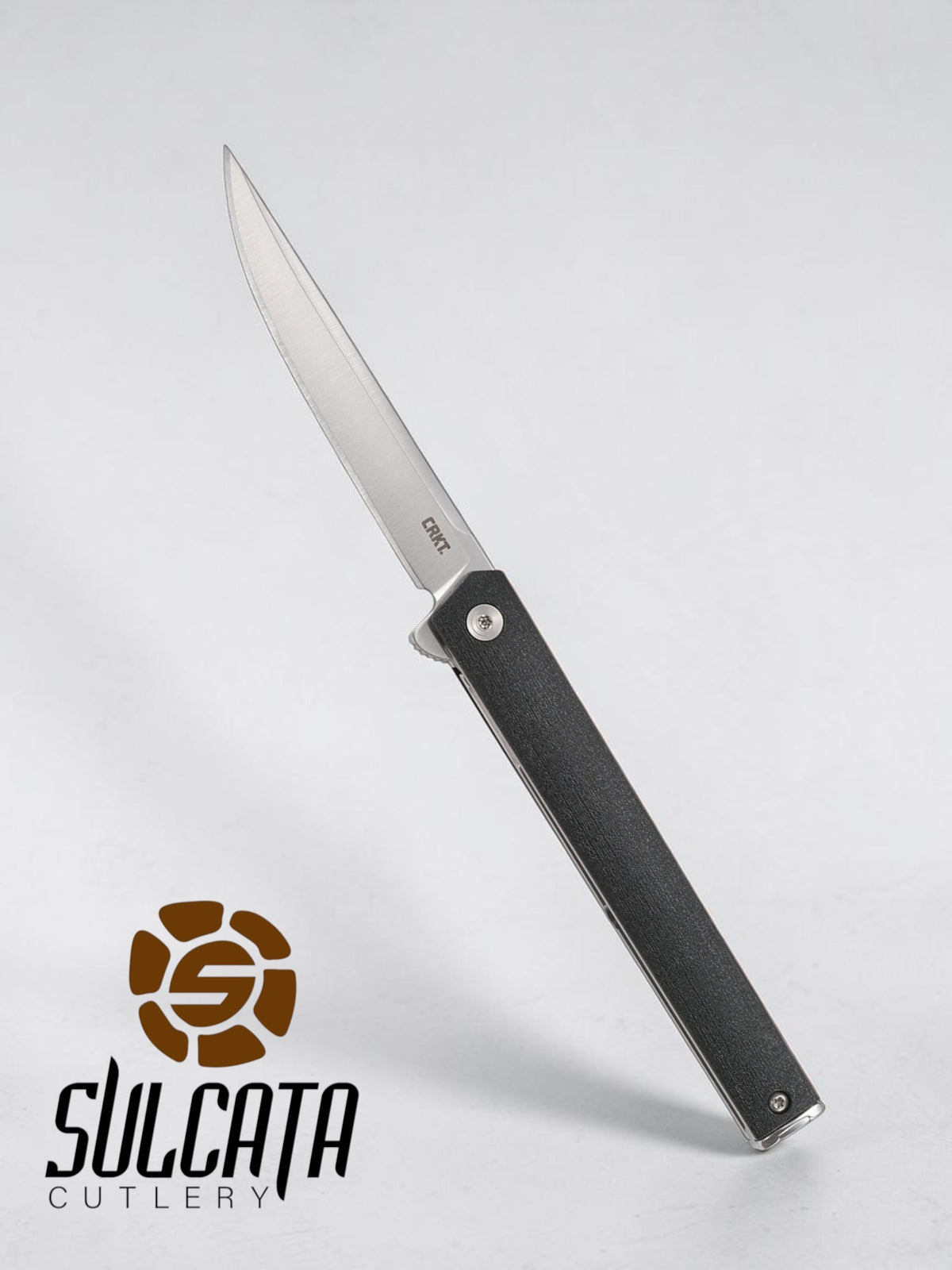 CRKT CEO Low Profile Manual Flipper (3.35" Satin)