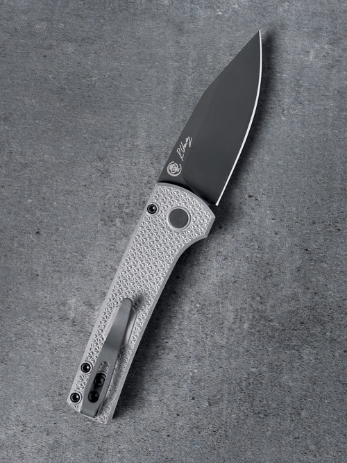 Pro-Tech Chaves Scapegoat Compact Auto Knife 17-4 Grey Carbide Blade Show Texas 2026(3.2" DLC Black)
