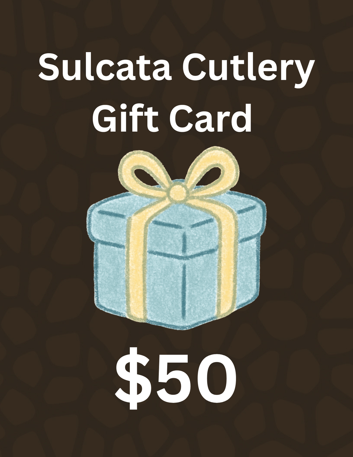 Sulcata Cutlery Gift Card